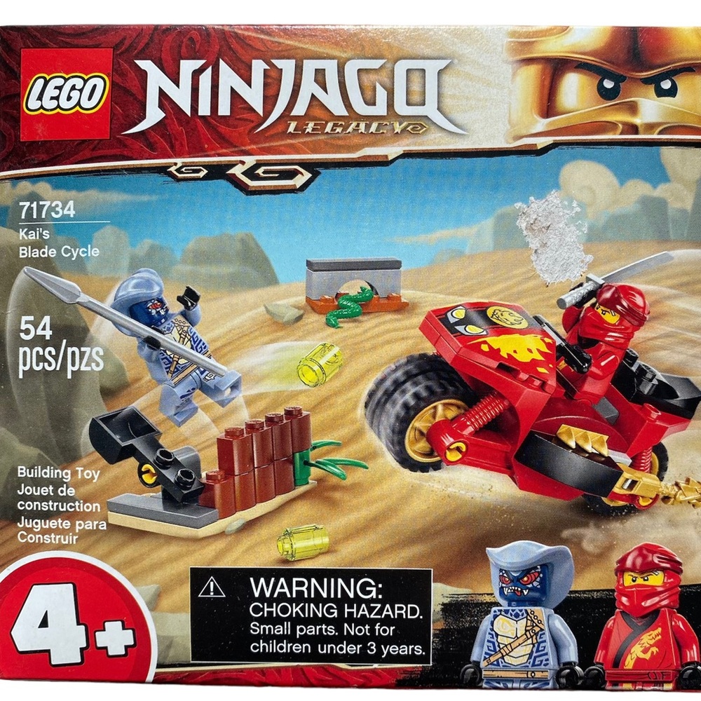 *NIB* LEGO NINJAGO Legacy 71734 Kai’s Blade Cycle, 54 Pieces